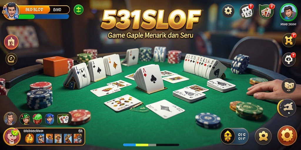 Tampilan gameplay seru dalam game Gaple 531SLOT.