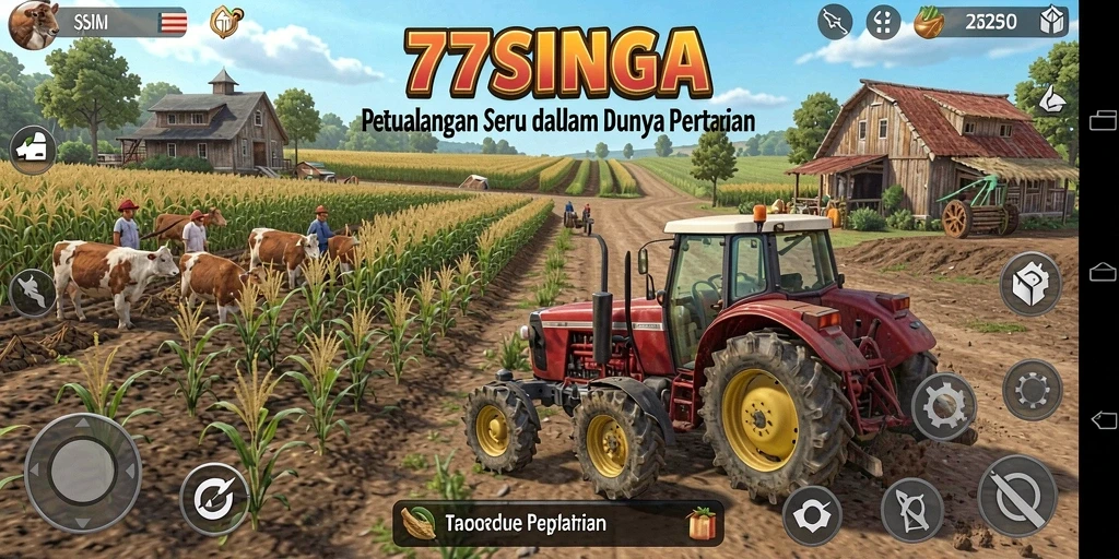 Gameplay menarik di dunia pertanian dengan 77SINGA.