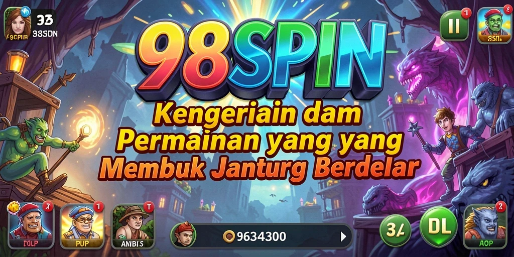 Tampilan menyeramkan dalam permainan 98SPIN yang menegangkan.