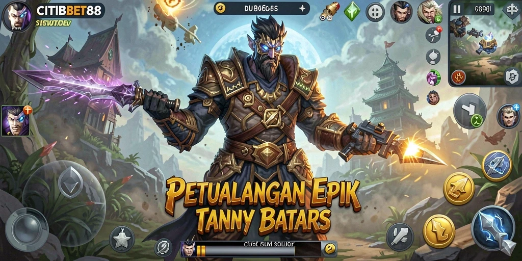 Tampilan gameplay CITIBET88 yang menakjubkan dengan misi petualangan.