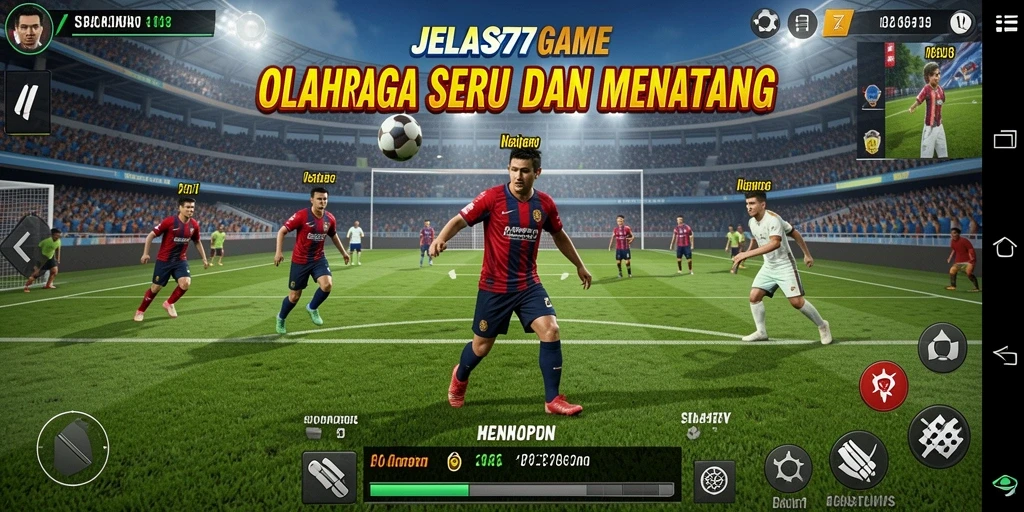 Gameplay seru JELAS777 dengan aksi olahraga menegangkan.