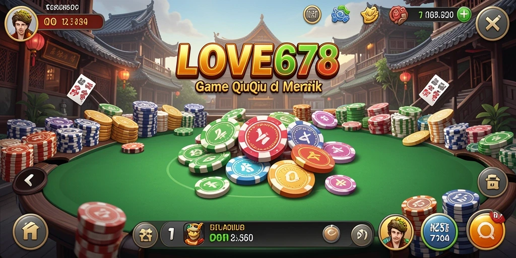 Screenshot LOVE678 menampilkan gameplay QiuQiu yang menarik.