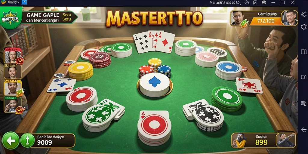 Tampilan gameplay seru MASTERTOTO di layar ponsel.
