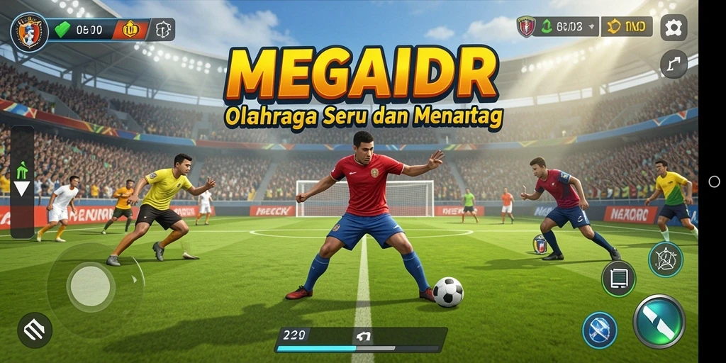 Tampilan seru dalam permainan olahraga MEGAIDR.