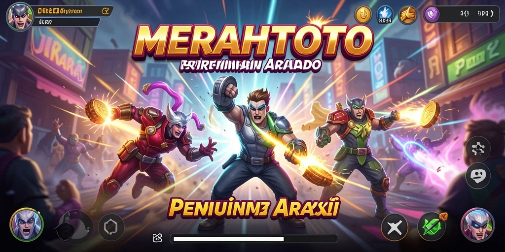 Tangkapan layar menunjukkan momen seru saat bermain MERAHTOTO.