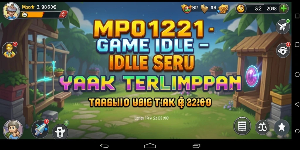 Screenshot utama MPO1221 menampilkan gameplay Idle yang menarik.