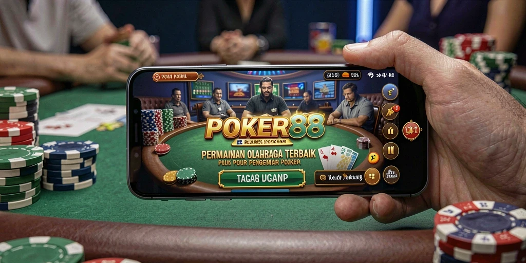 Tampilan permainan poker yang seru dan menarik di POKER88.