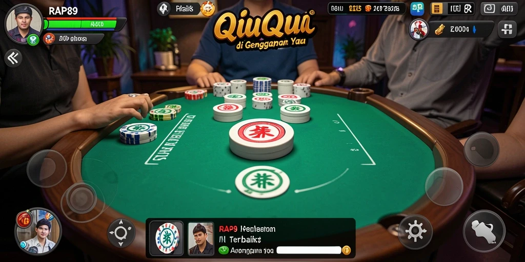 Tampilan gameplay QiuQiu yang menarik dan seru.