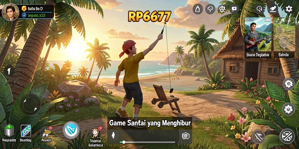 Tampilan gameplay <strong>RP6677</strong> yang memikat dan penuh warna.