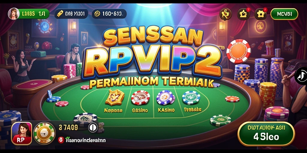 Tampilan menarik dari gameplay Kasino di RPVIP2.