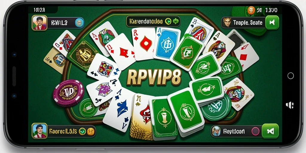 Tampilan gameplay Gaple yang seru dan interaktif di RPVIP8.