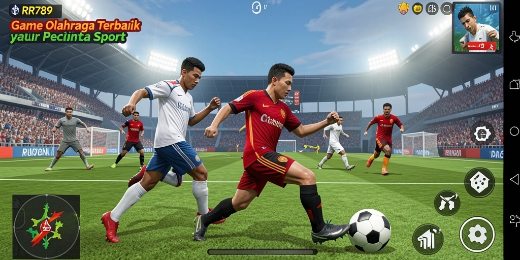 Tampilan gameplay RR789 yang penuh aksi dalam olahraga.