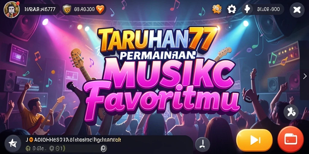 Screenshot TARUHAN77 menampilkan gameplay musik yang seru dan interaktif.