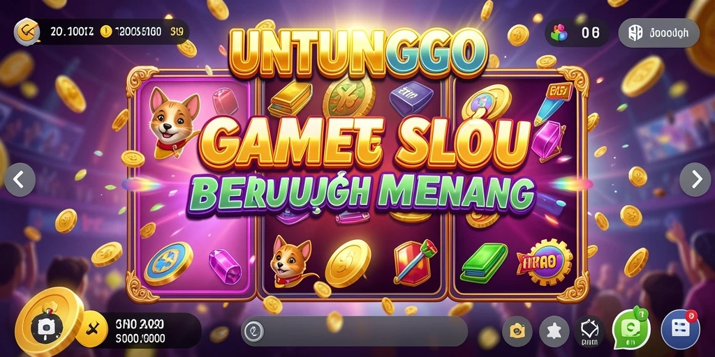 Tampilan gameplay seru dan mengasyikkan dari UNTUNGGO di slot.